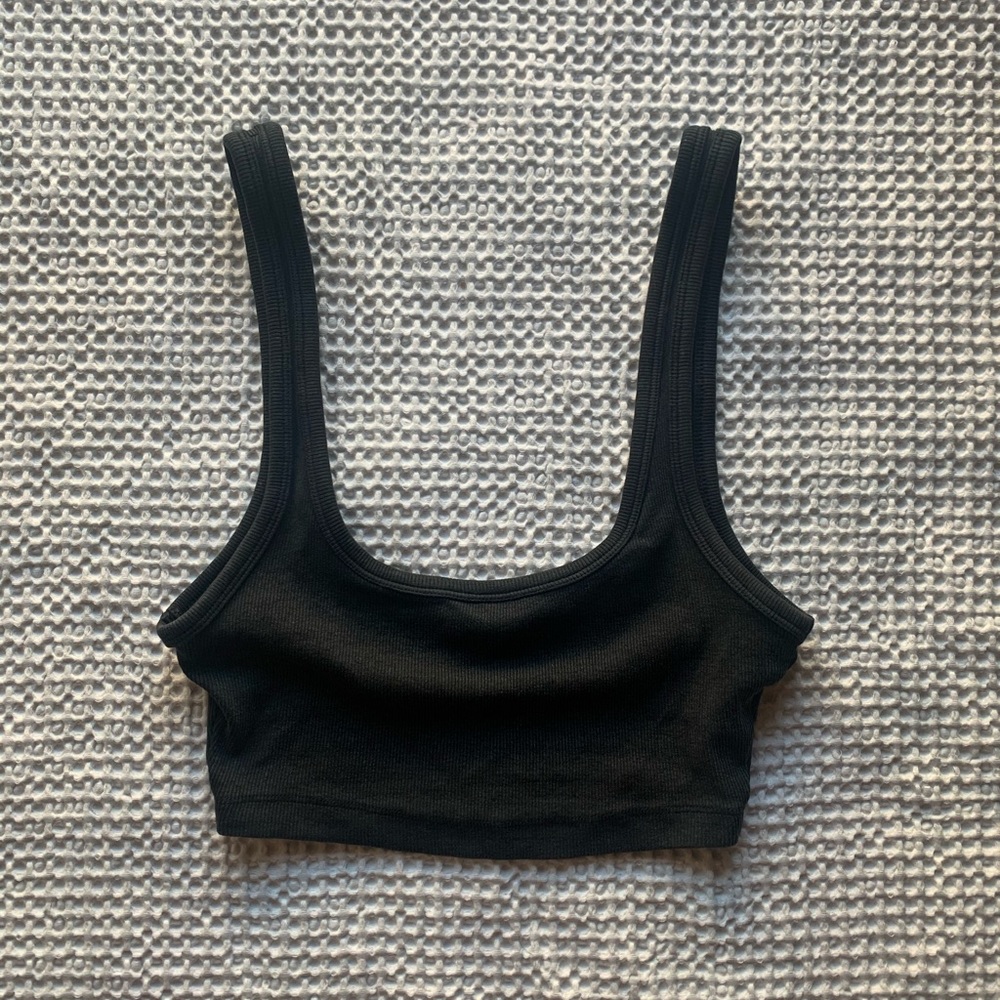 Zara Black Crop Top